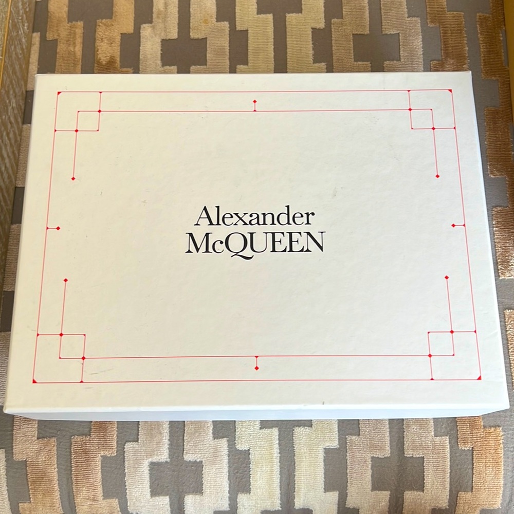 Alexander McQueen shoes empty box